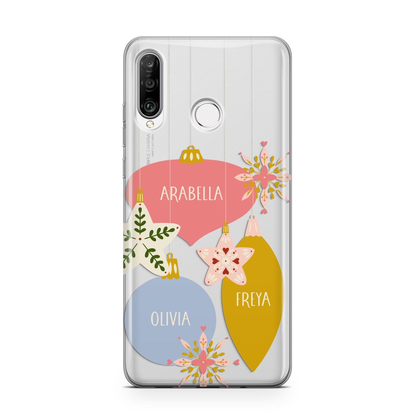 Personalised Christmas Bauble Huawei P30 Lite Phone Case