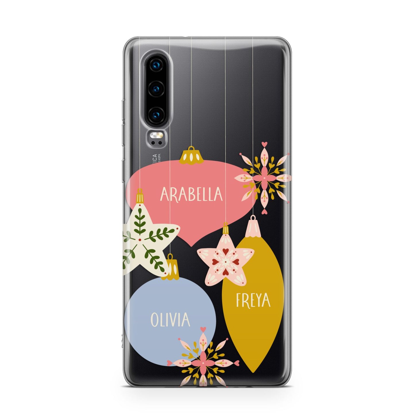 Personalised Christmas Bauble Huawei P30 Phone Case