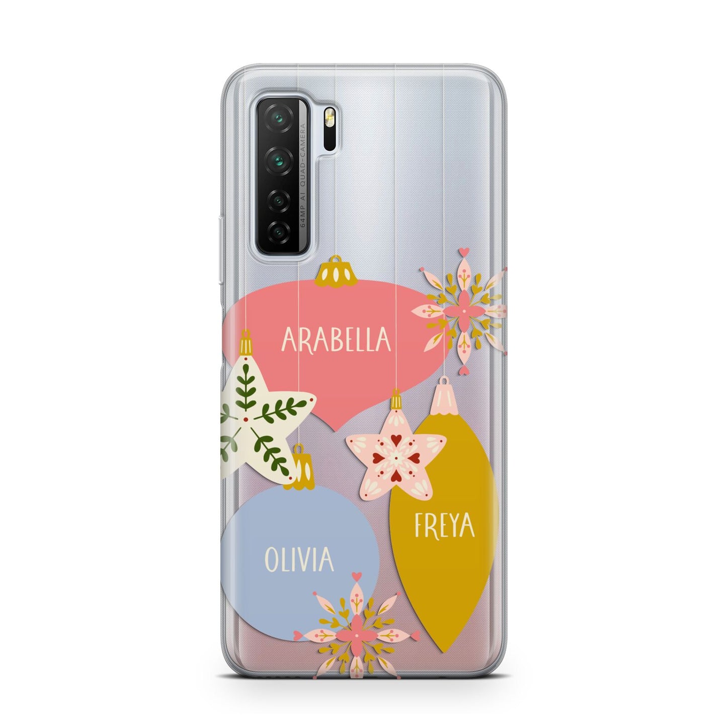 Personalised Christmas Bauble Huawei P40 Lite 5G Phone Case