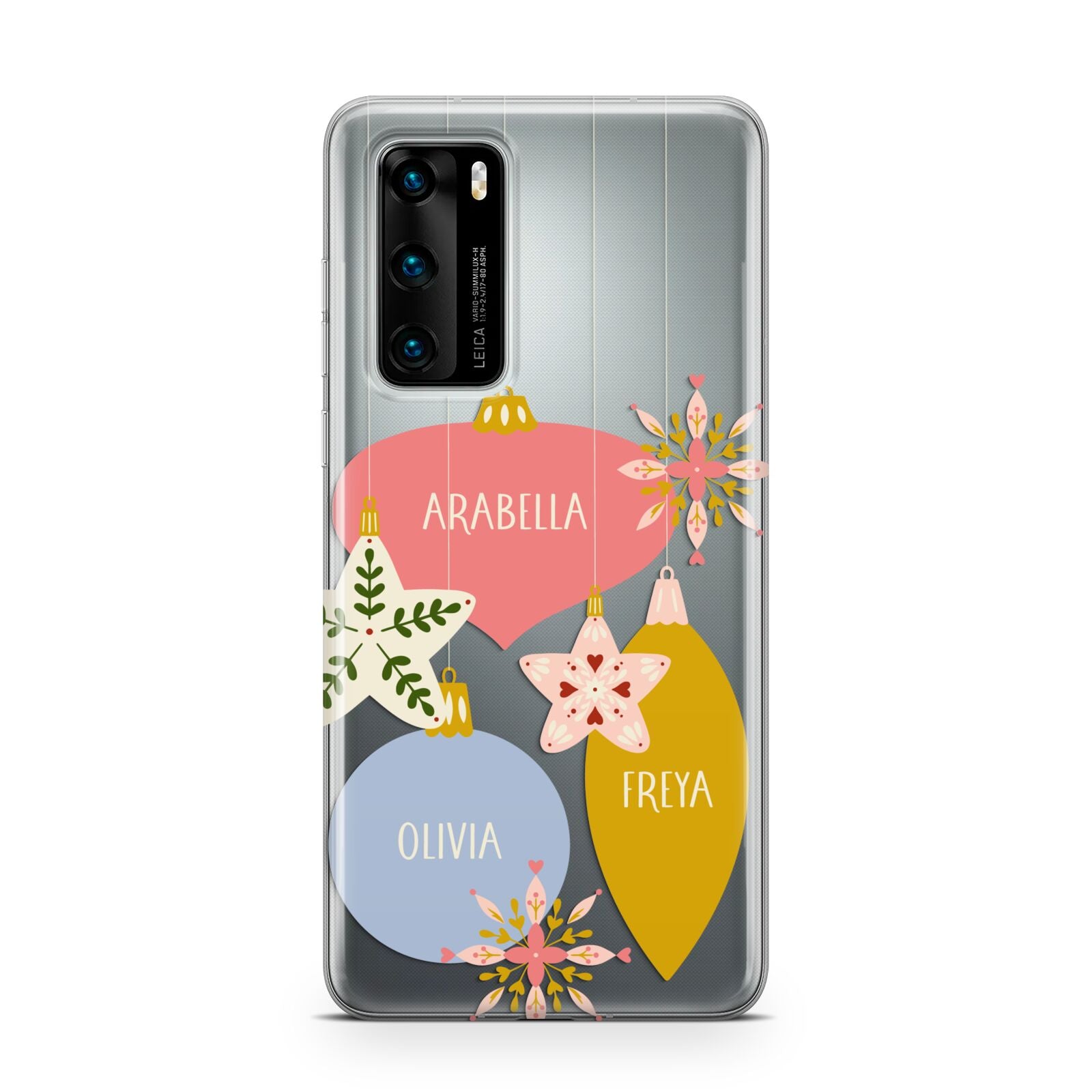 Personalised Christmas Bauble Huawei P40 Phone Case