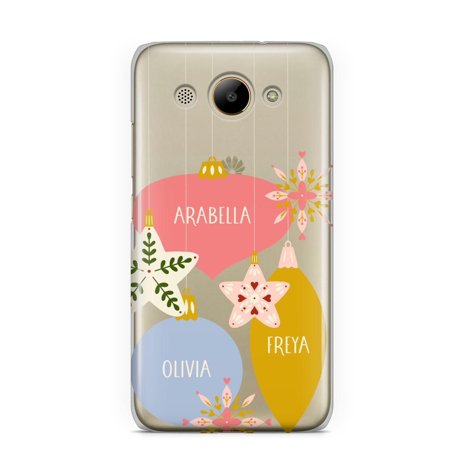 Personalised Christmas Bauble Huawei Y3 2017