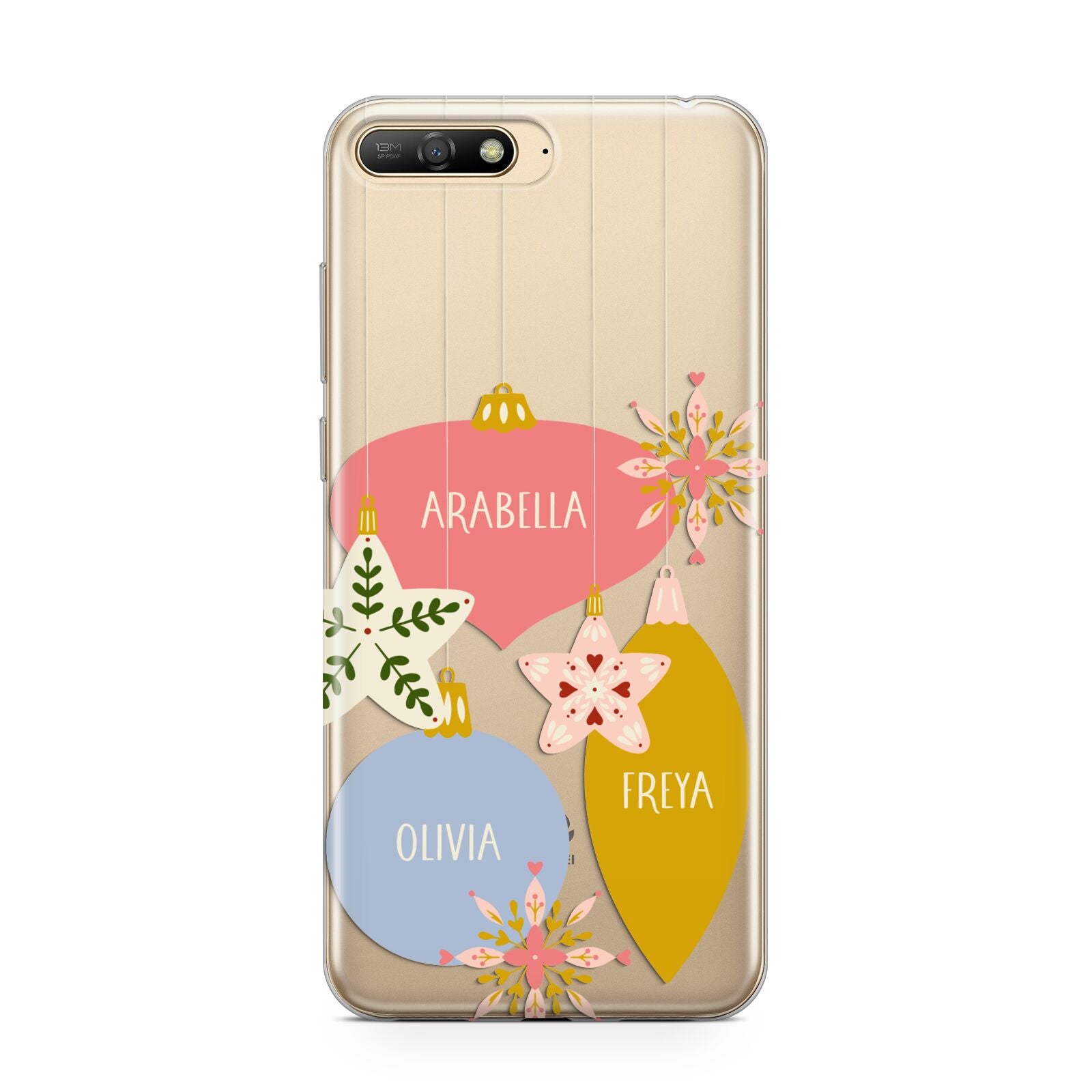 Personalised Christmas Bauble Huawei Y6 2018