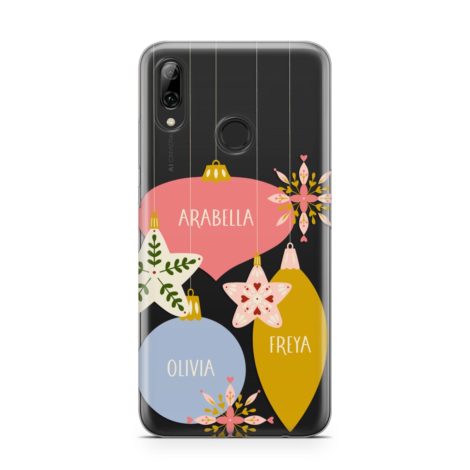 Personalised Christmas Bauble Huawei Y7 2019