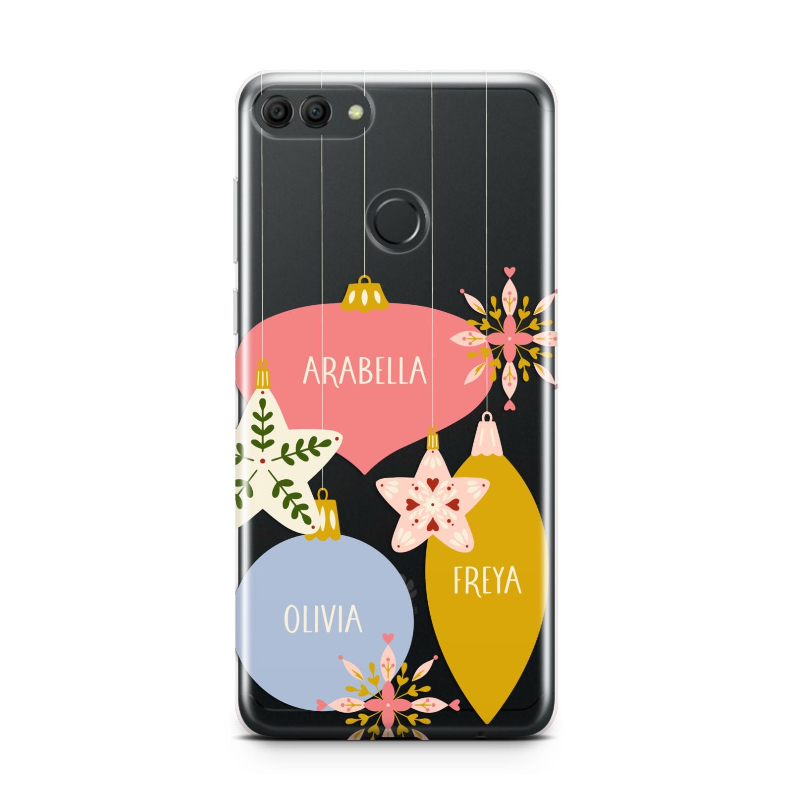 Personalised Christmas Bauble Huawei Y9 2018