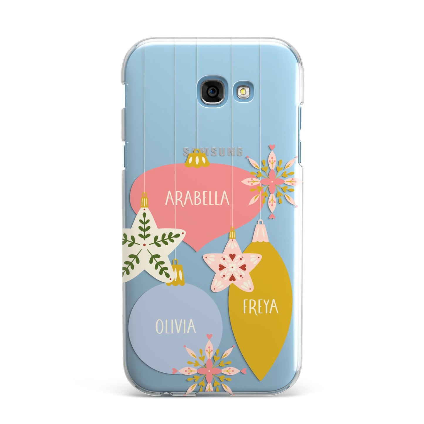 Personalised Christmas Bauble Samsung Galaxy A7 2017 Case
