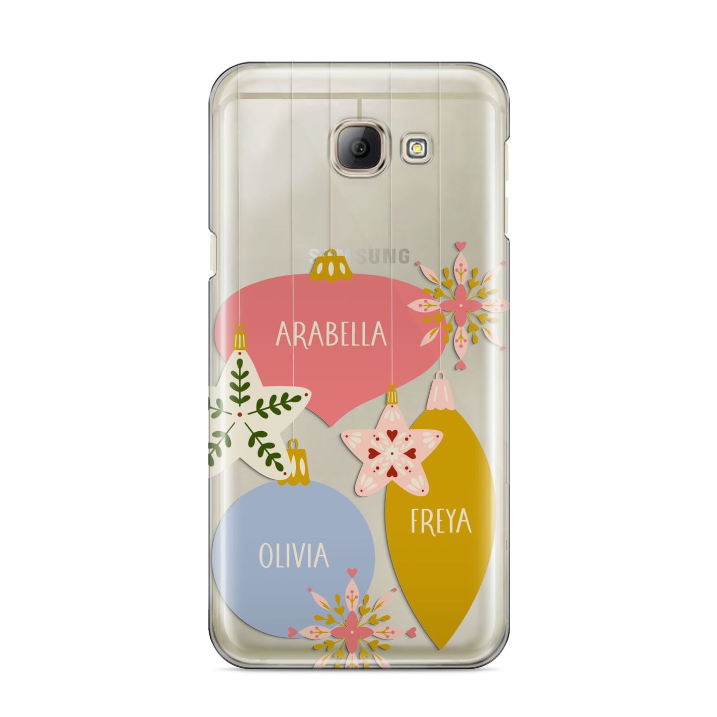 Personalised Christmas Bauble Samsung Galaxy A8 2016 Case