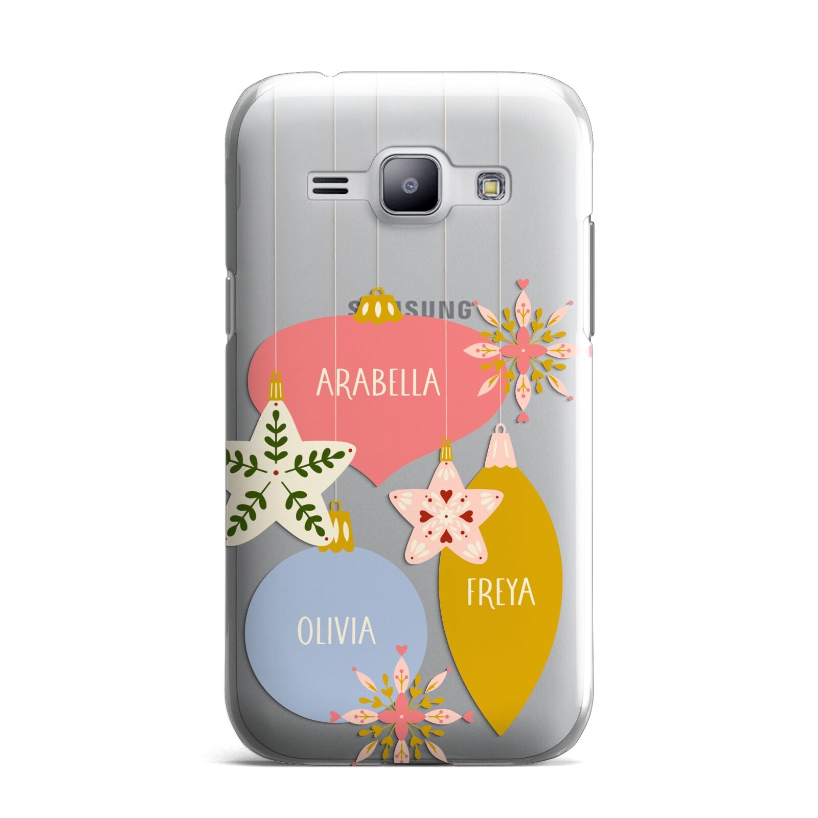 Personalised Christmas Bauble Samsung Galaxy J1 2015 Case
