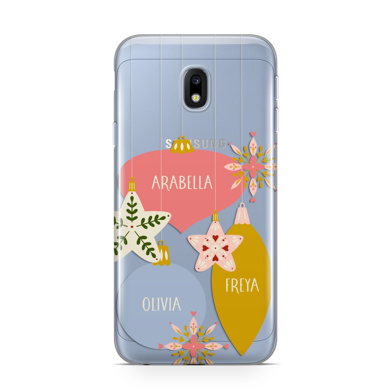 Personalised Christmas Bauble Samsung Galaxy J3 2017 Case
