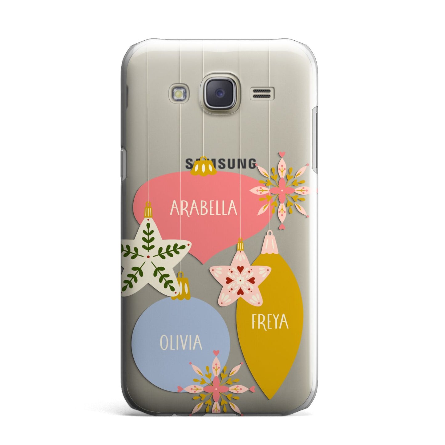 Personalised Christmas Bauble Samsung Galaxy J7 Case