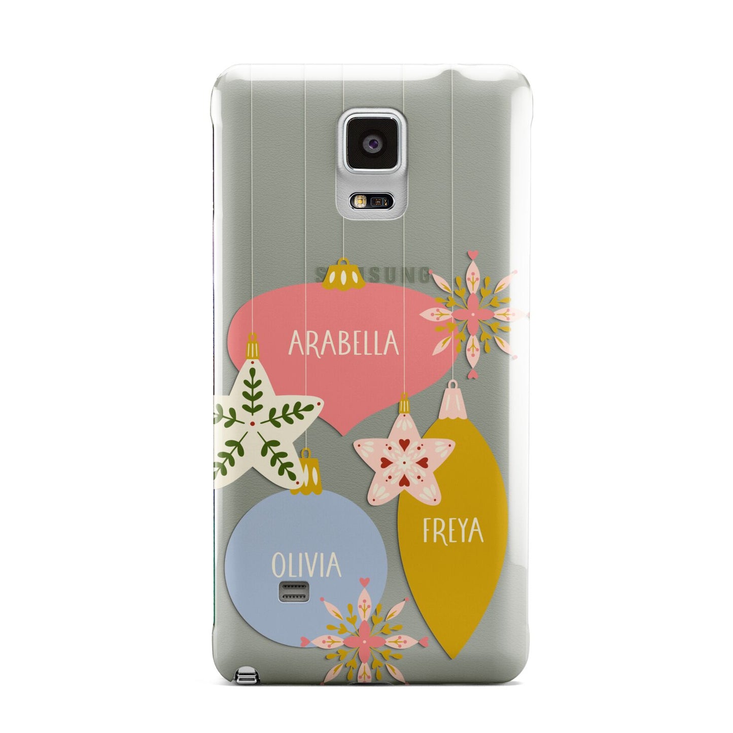 Personalised Christmas Bauble Samsung Galaxy Note 4 Case