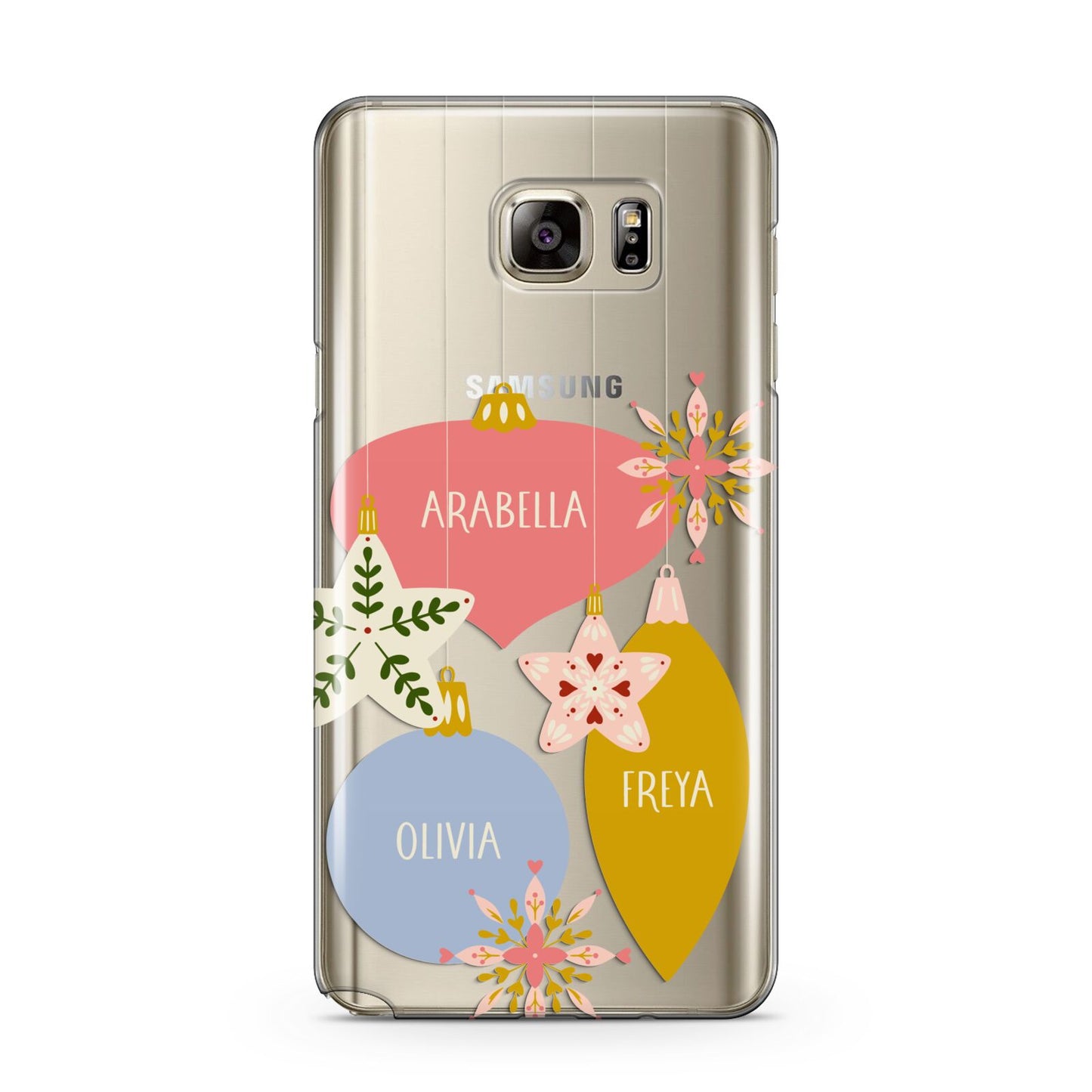 Personalised Christmas Bauble Samsung Galaxy Note 5 Case