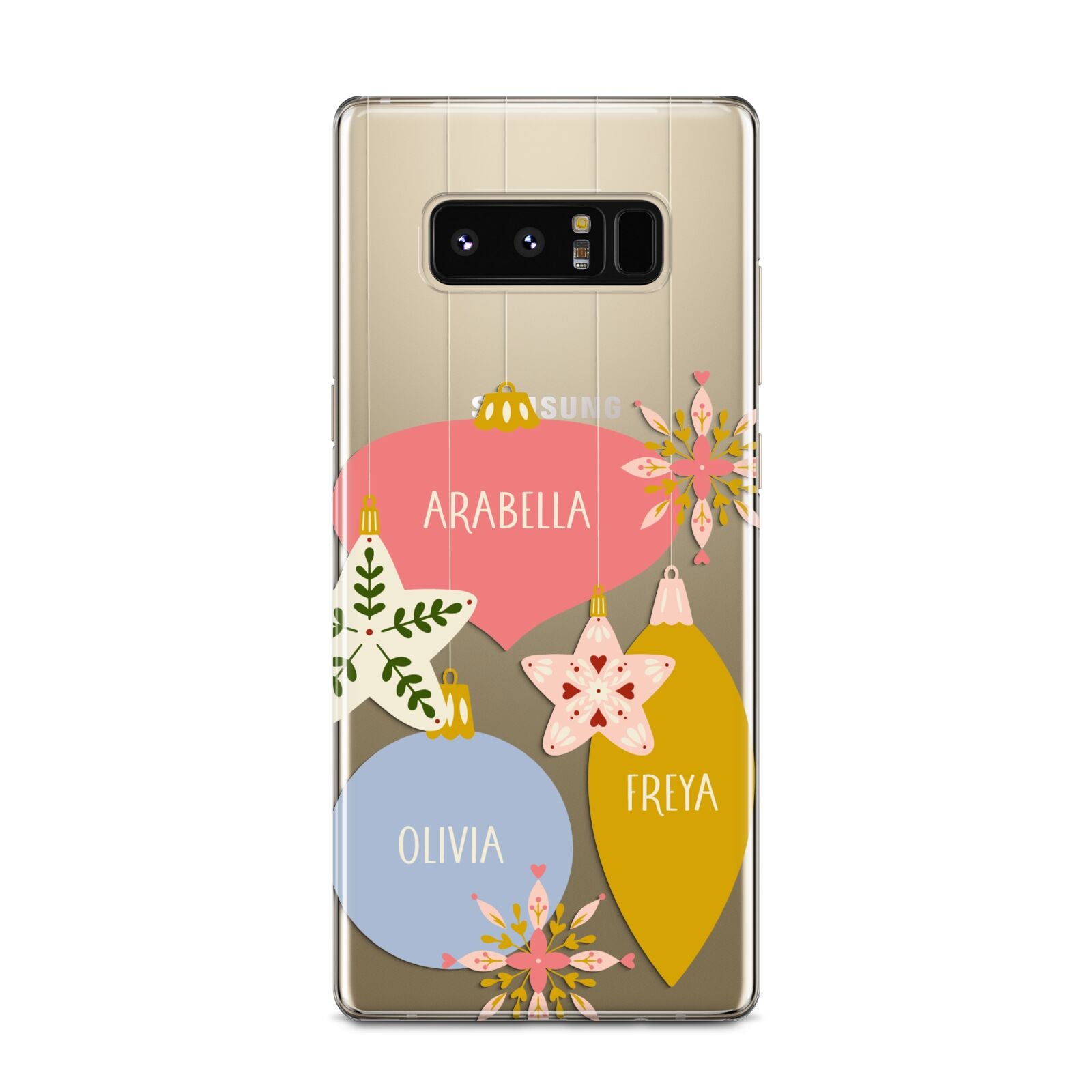 Personalised Christmas Bauble Samsung Galaxy Note 8 Case