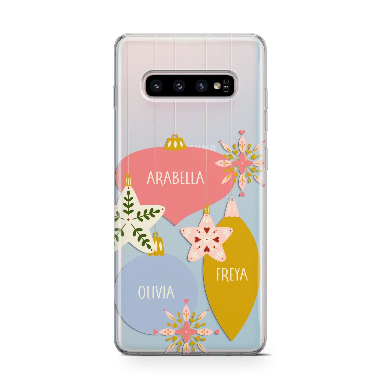 Personalised Christmas Bauble Samsung Galaxy S10 Case