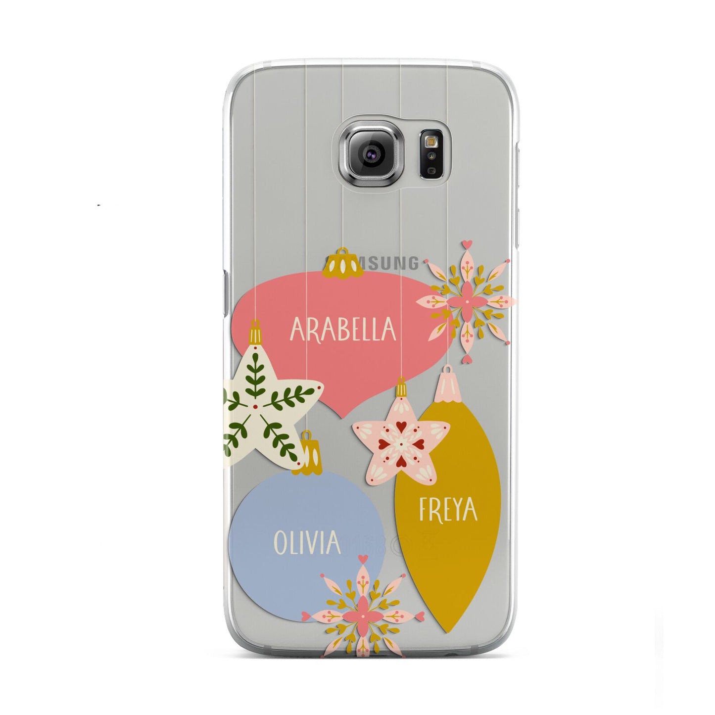 Personalised Christmas Bauble Samsung Galaxy S6 Case