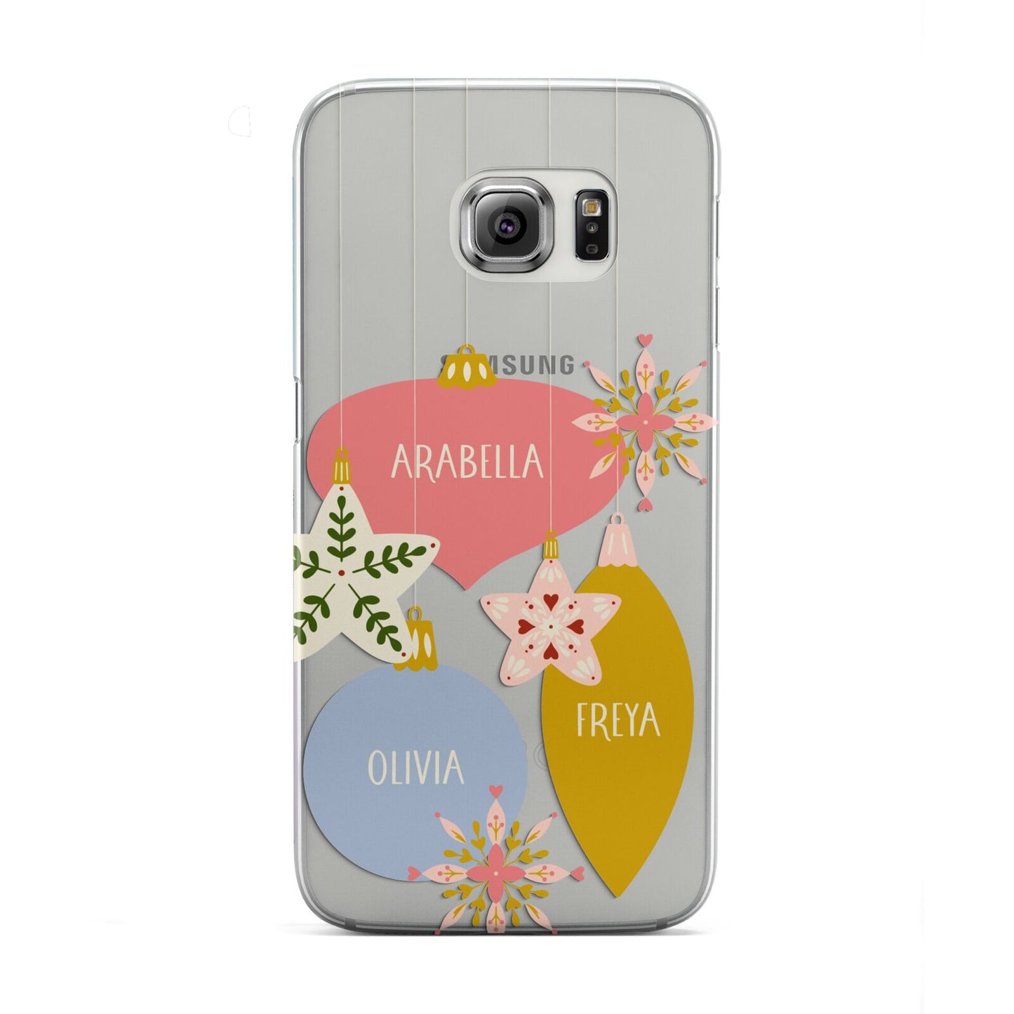 Personalised Christmas Bauble Samsung Galaxy S6 Edge Case
