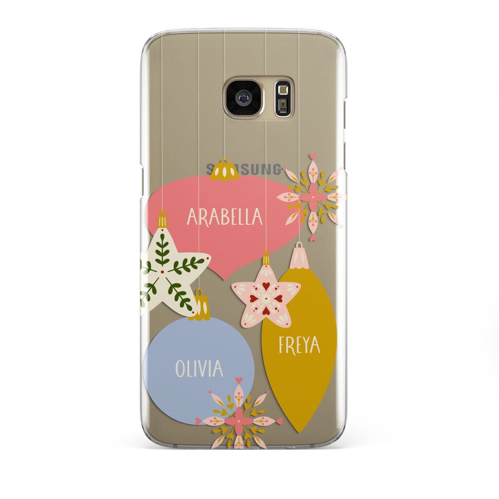 Personalised Christmas Bauble Samsung Galaxy S7 Edge Case