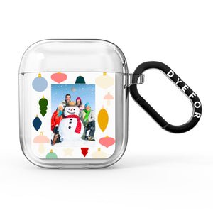 Personalised Christmas Baubles AirPods Case