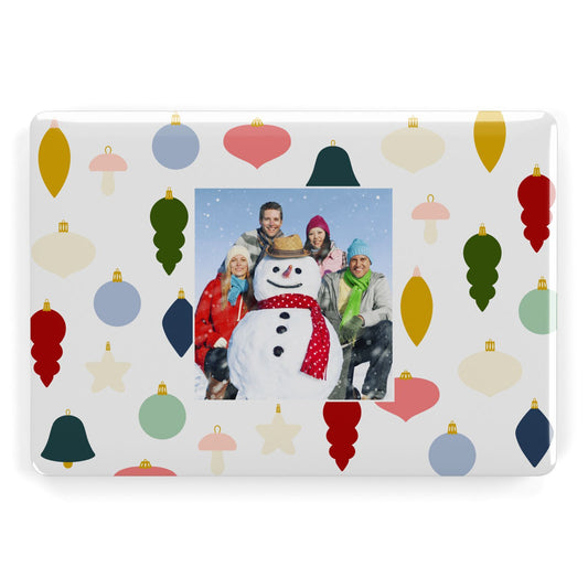 Personalised Christmas Baubles Apple MacBook Case
