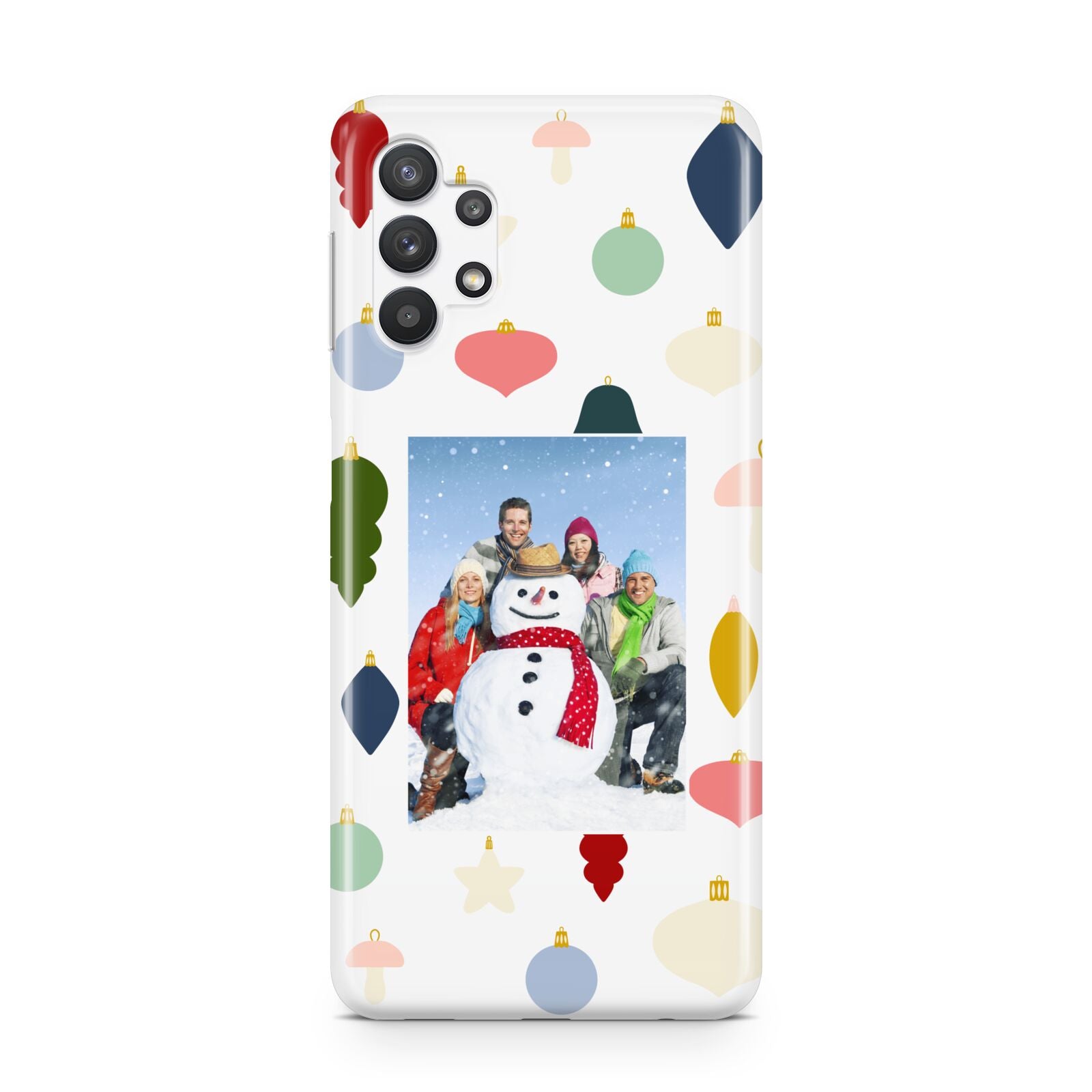 Personalised Christmas Baubles Samsung A32 5G Case