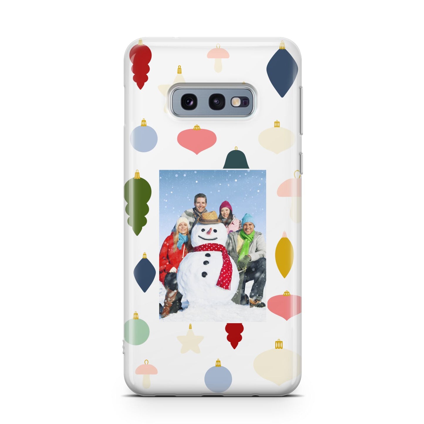 Personalised Christmas Baubles Samsung Galaxy S10E Case