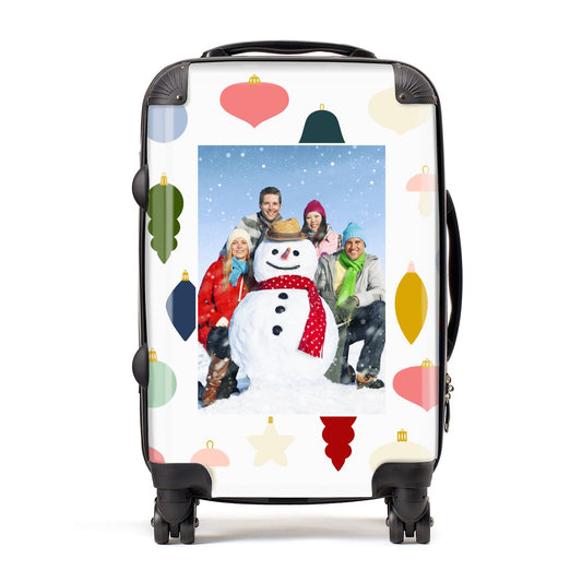 Personalised Christmas Baubles Suitcase