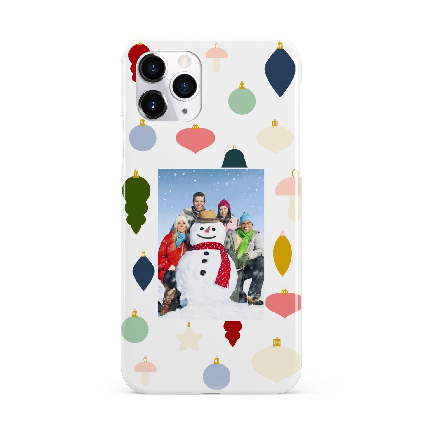 Personalised Christmas Baubles iPhone 11 Pro 3D Snap Case