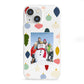 Personalised Christmas Baubles iPhone 13 Mini Clear Bumper Case
