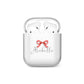 Personalised Christmas Bow AirPods Case