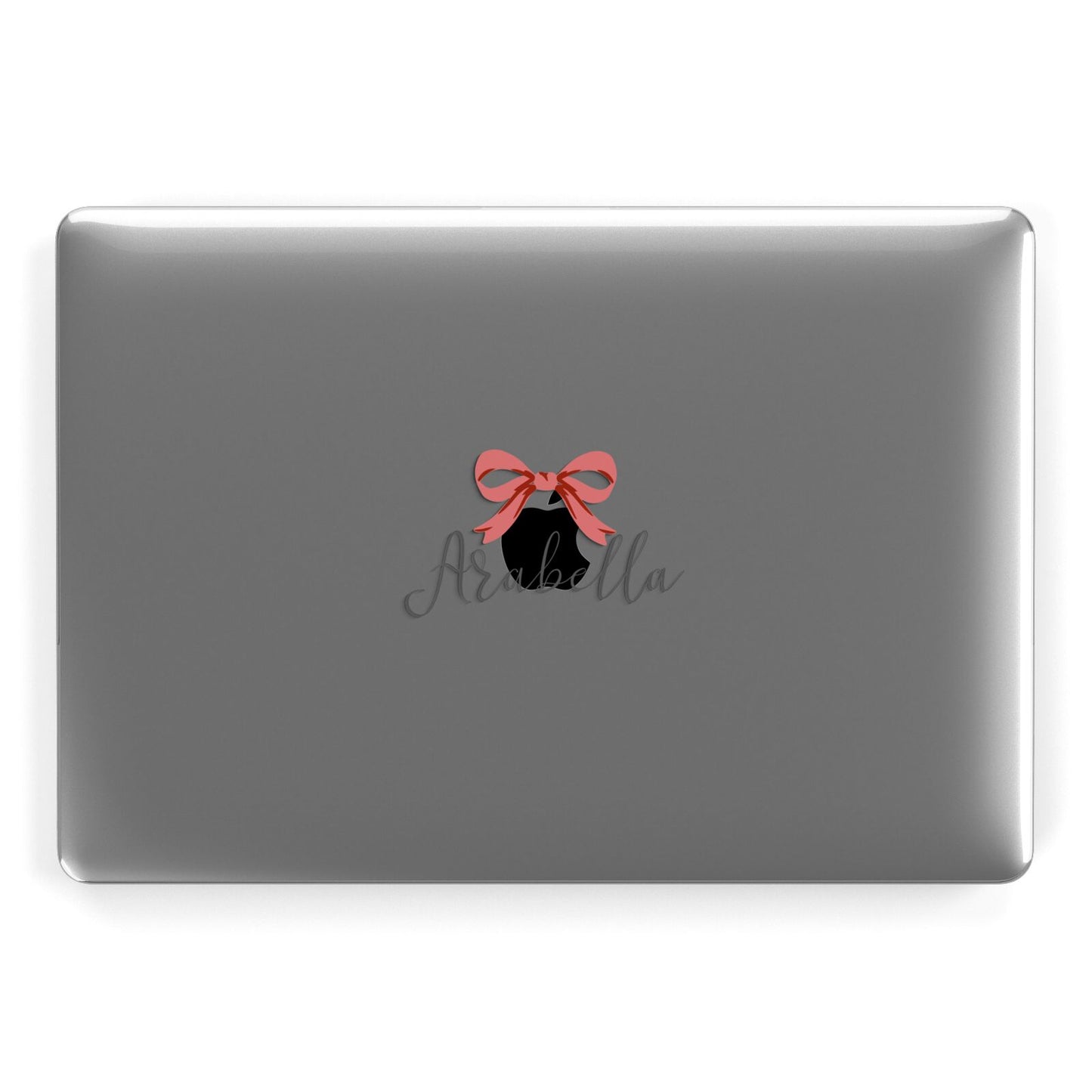 Personalised Christmas Bow Apple MacBook Case