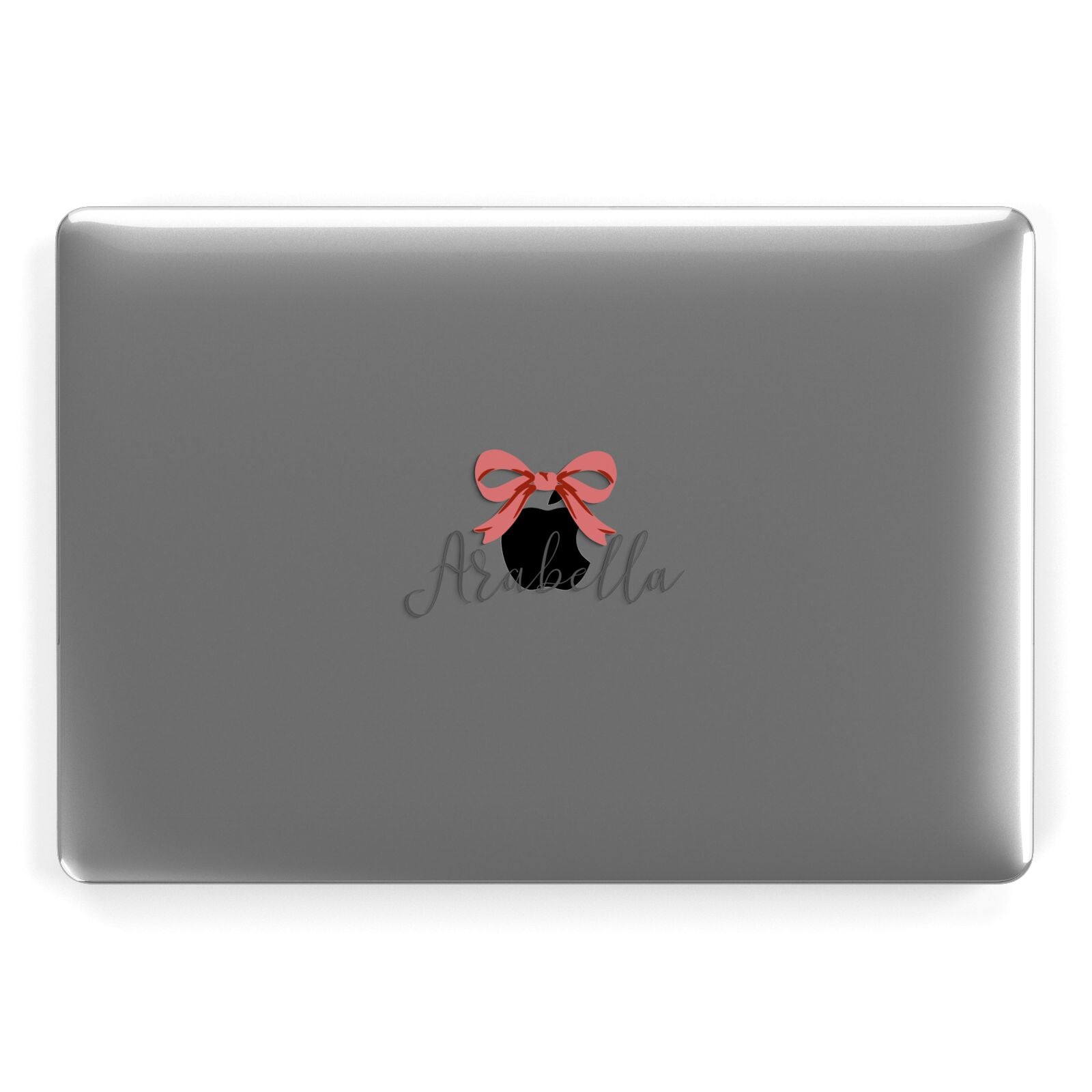 Personalised Christmas Bow Apple MacBook Case