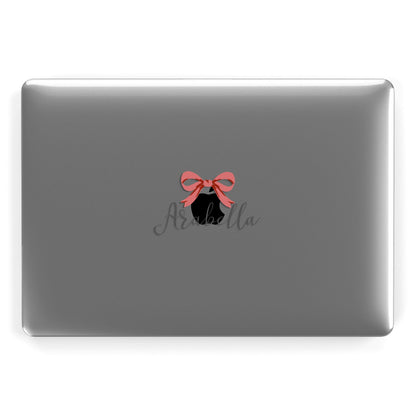 Personalised Christmas Bow Apple MacBook Case
