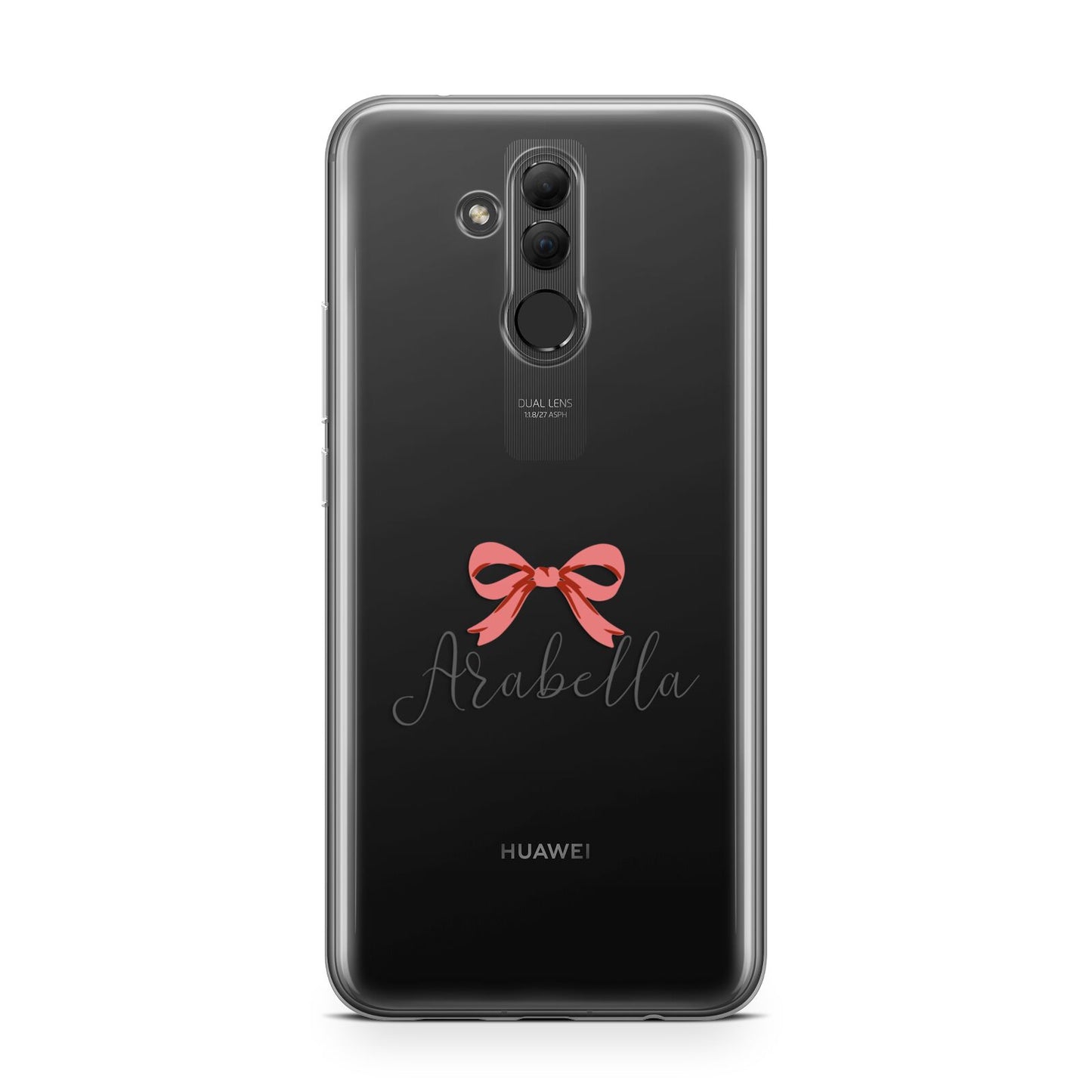 Personalised Christmas Bow Huawei Mate 20 Lite