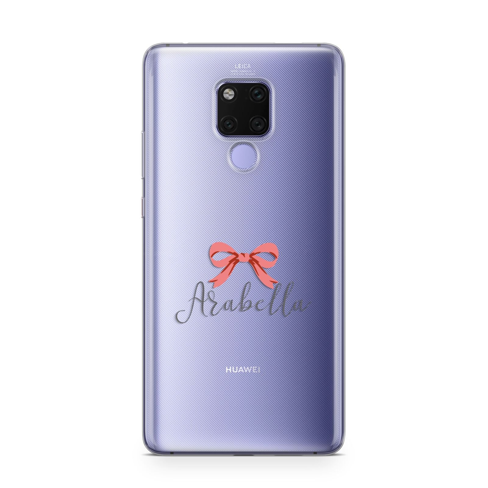 Personalised Christmas Bow Huawei Mate 20X Phone Case