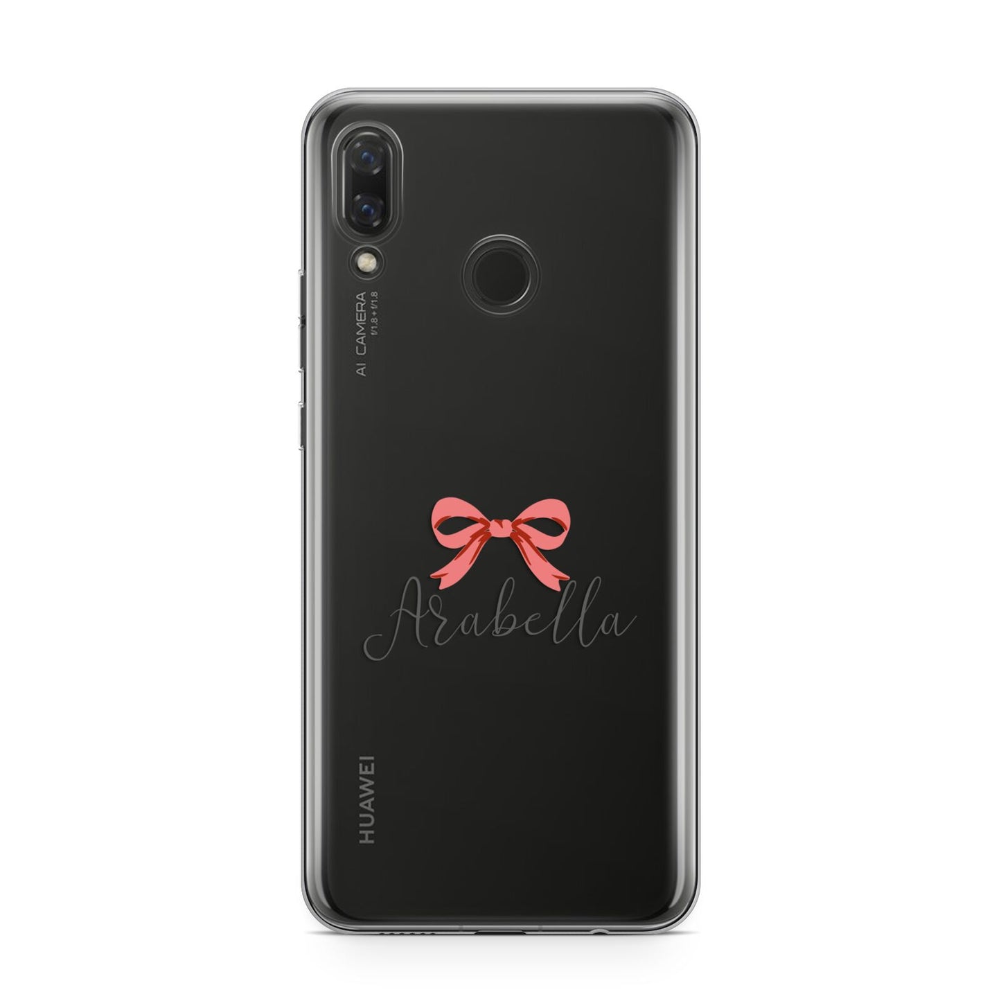 Personalised Christmas Bow Huawei Nova 3 Phone Case