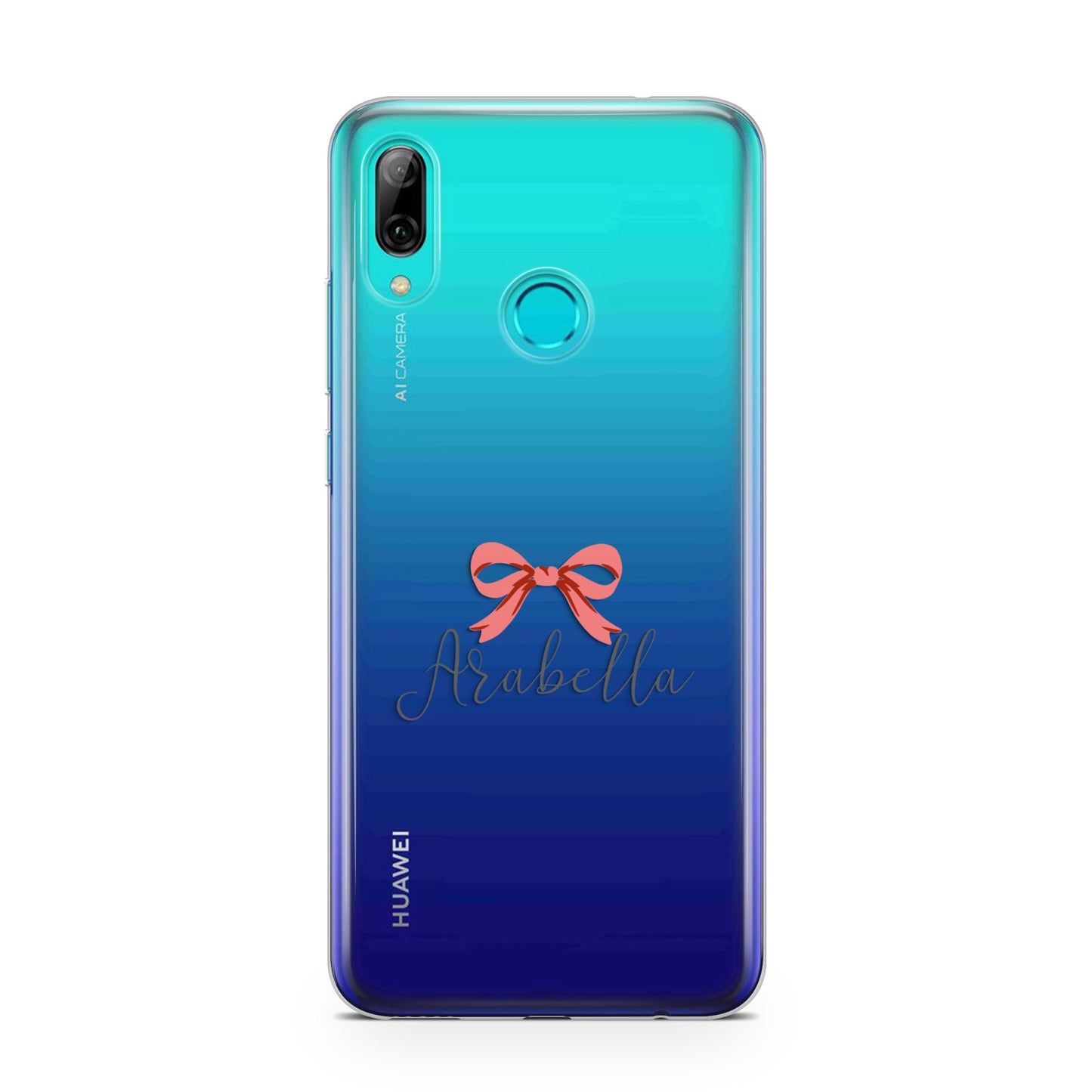 Personalised Christmas Bow Huawei P Smart 2019 Case