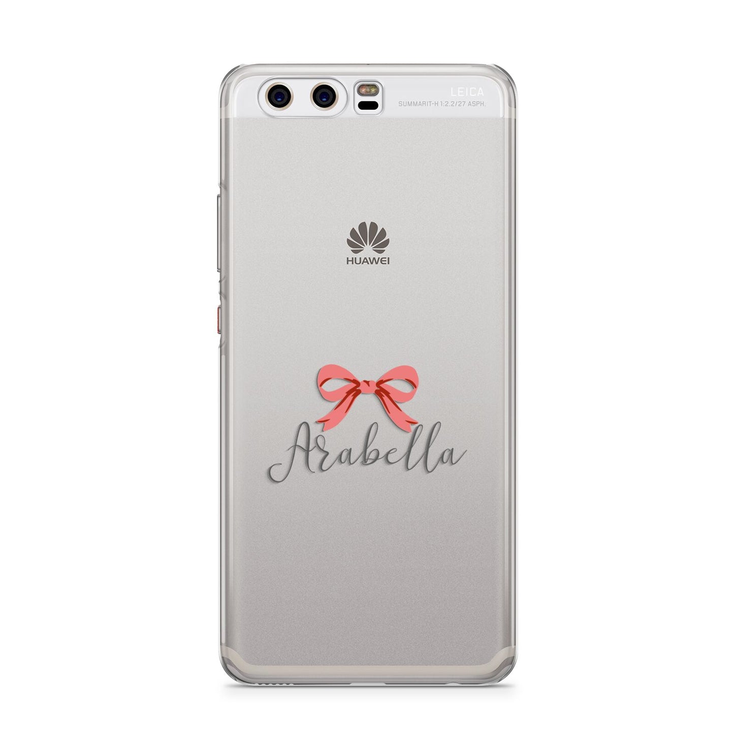 Personalised Christmas Bow Huawei P10 Phone Case