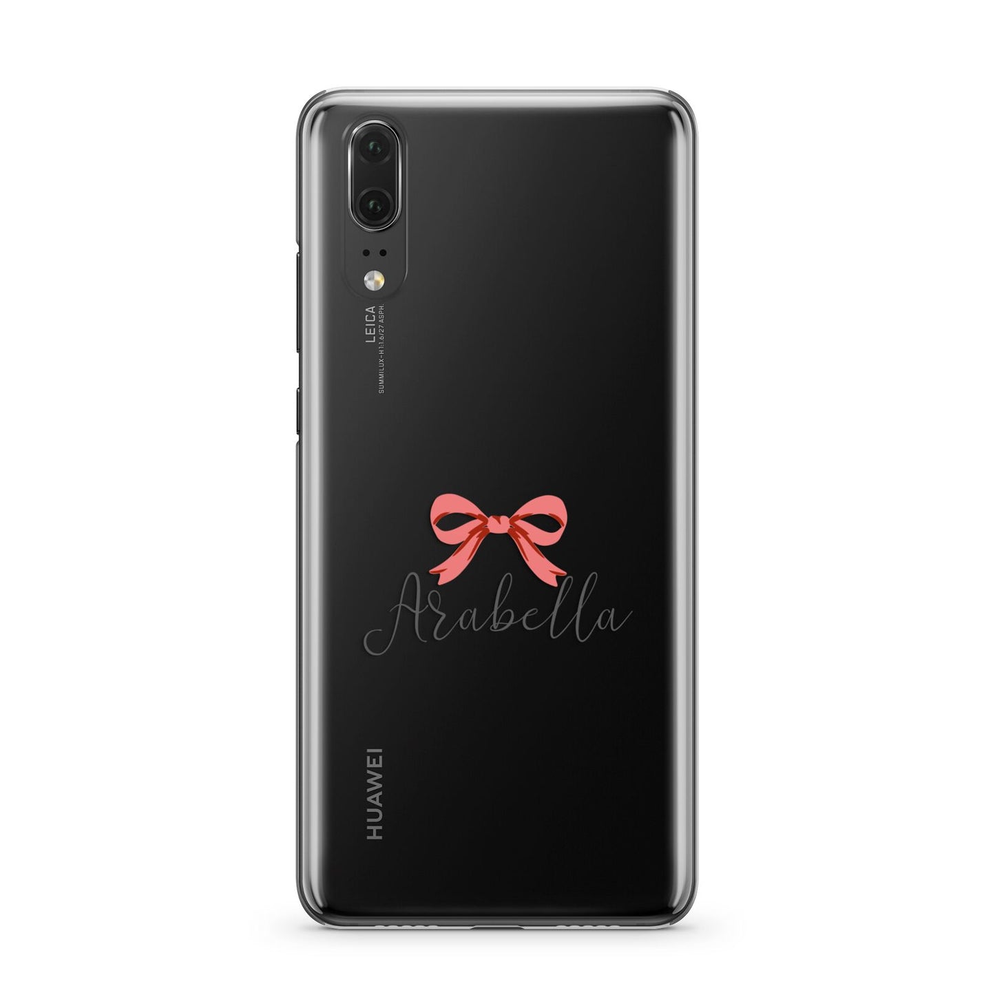Personalised Christmas Bow Huawei P20 Phone Case