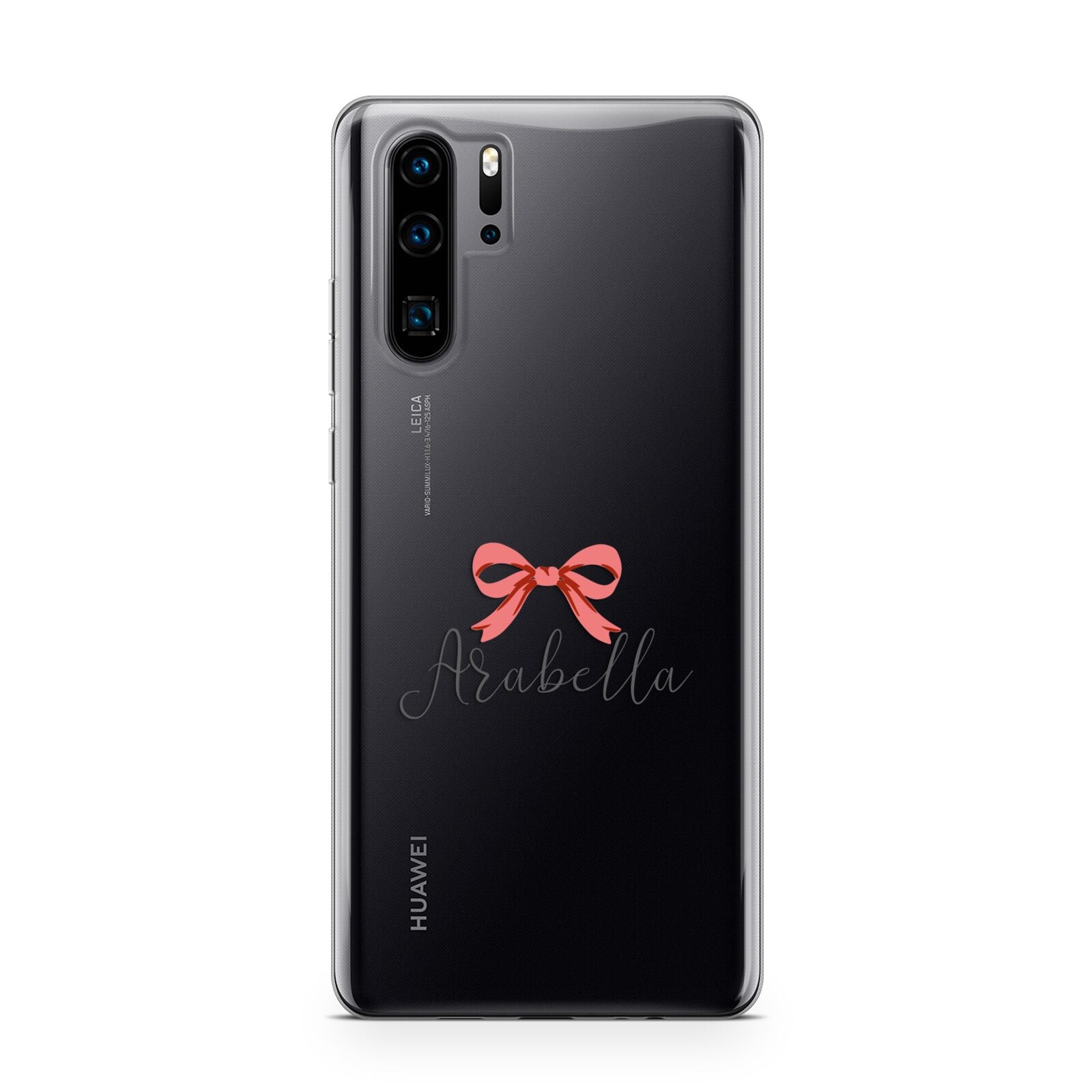 Personalised Christmas Bow Huawei P30 Pro Phone Case