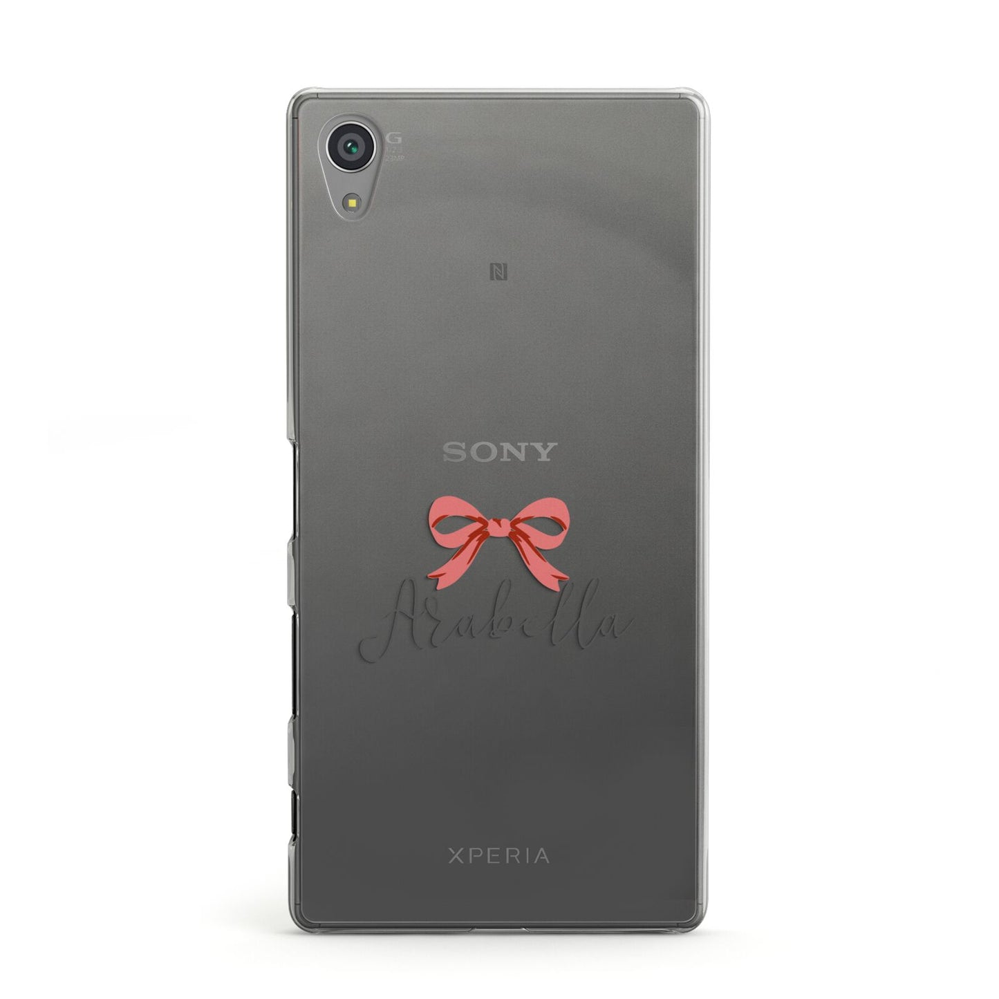 Personalised Christmas Bow Sony Xperia Case