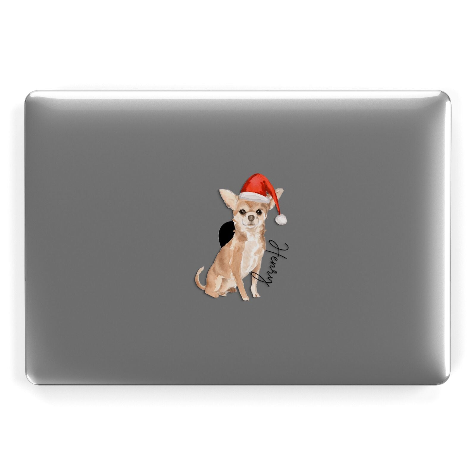 Personalised Christmas Chihuahua Apple MacBook Case