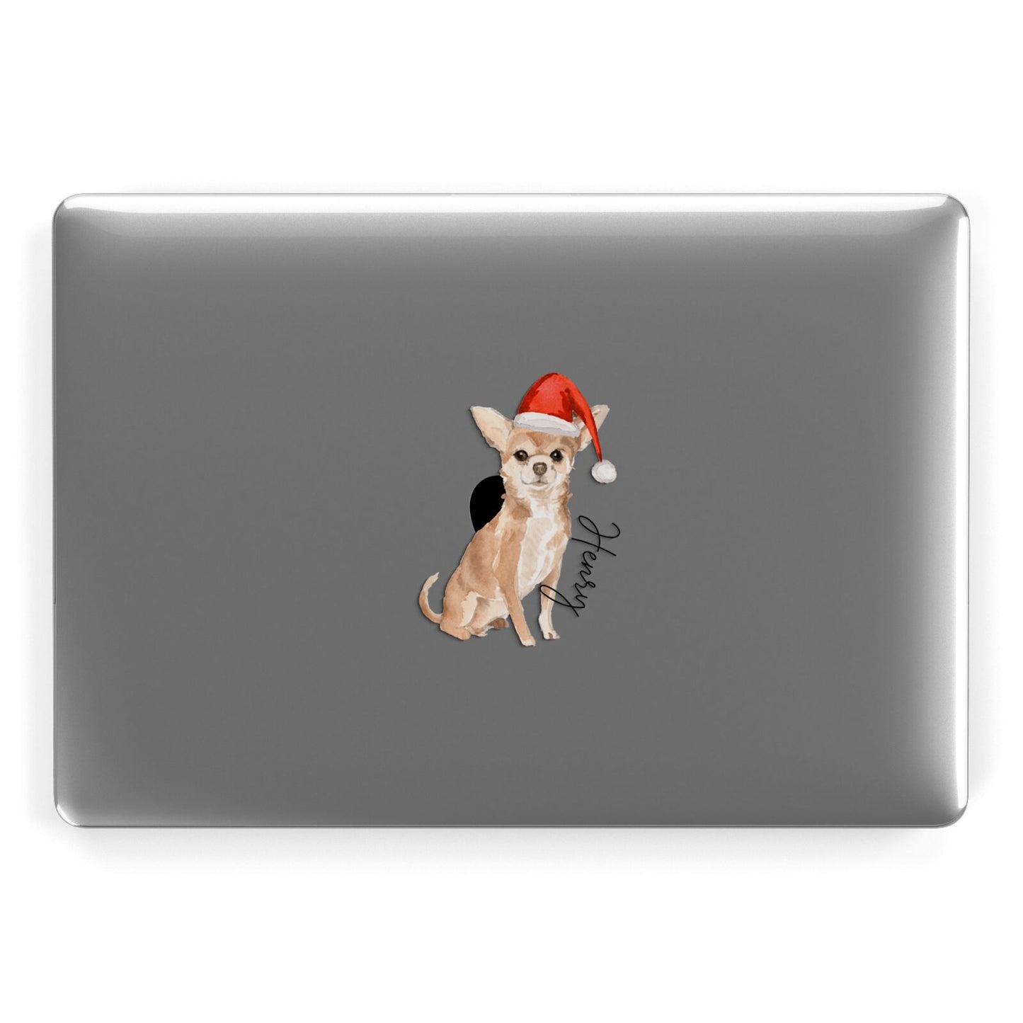 Personalised Christmas Chihuahua Apple MacBook Case