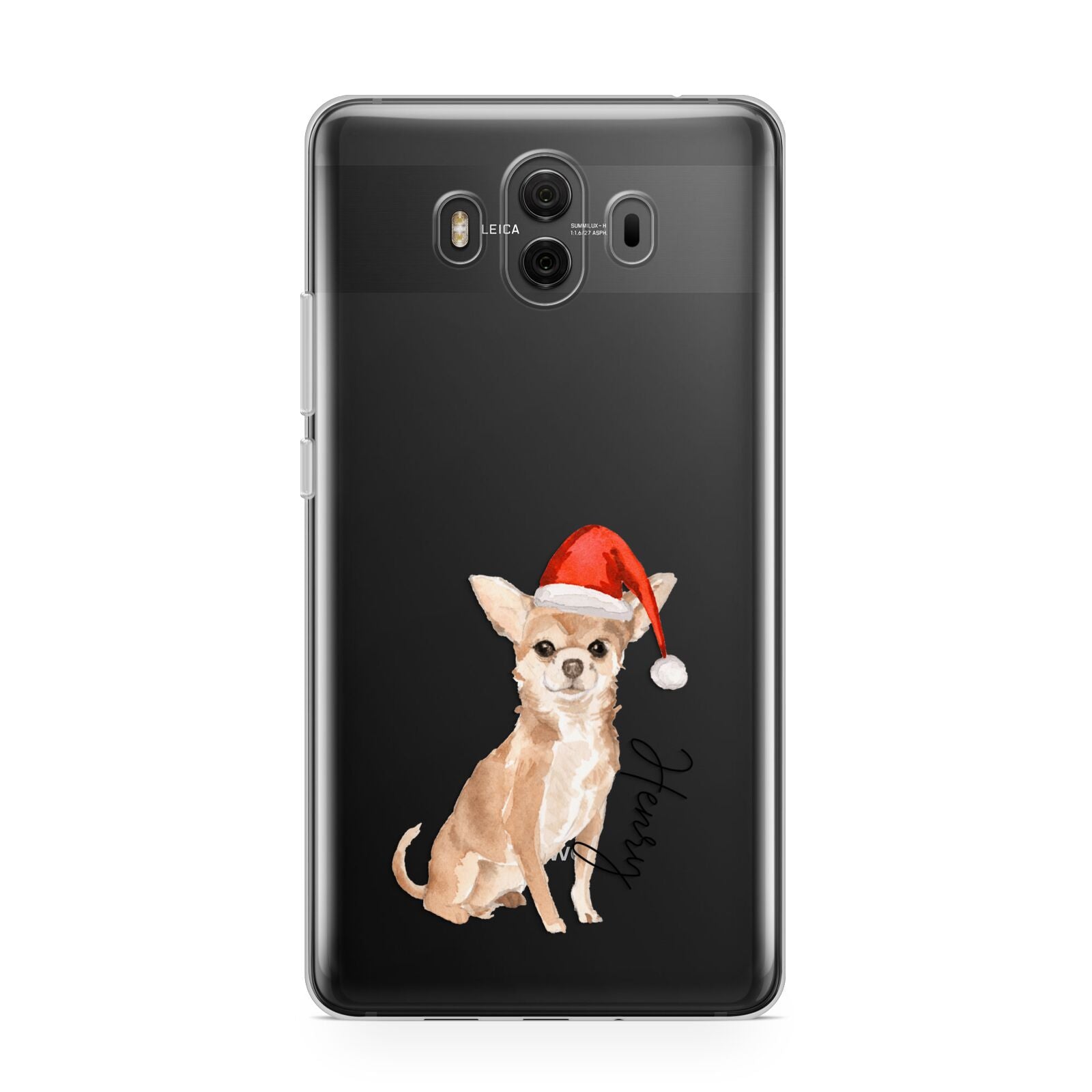 Personalised Christmas Chihuahua Huawei Mate 10 Protective Phone Case