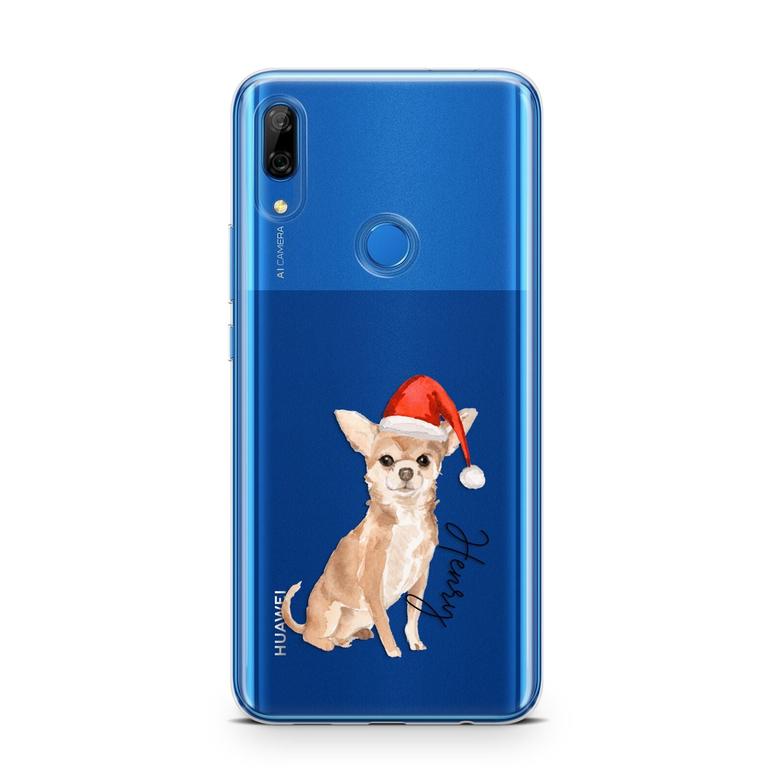 Personalised Christmas Chihuahua Huawei P Smart Z