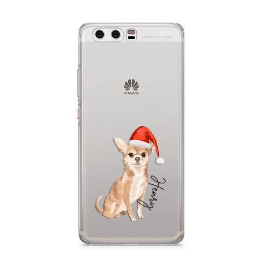 Personalised Christmas Chihuahua Huawei P10 Phone Case