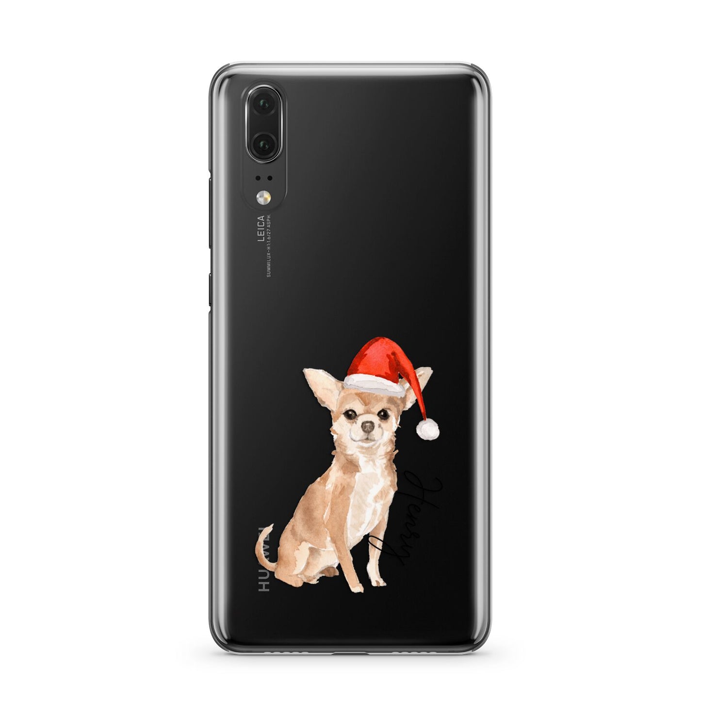 Personalised Christmas Chihuahua Huawei P20 Phone Case