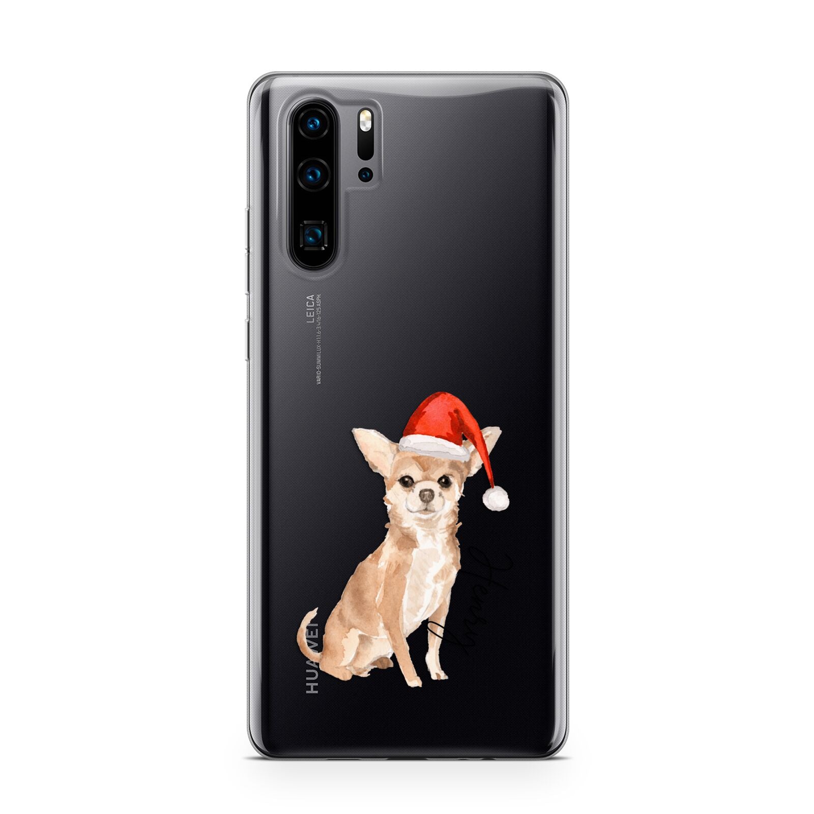 Personalised Christmas Chihuahua Huawei P30 Pro Phone Case
