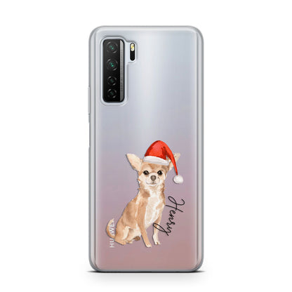 Personalised Christmas Chihuahua Huawei P40 Lite 5G Phone Case