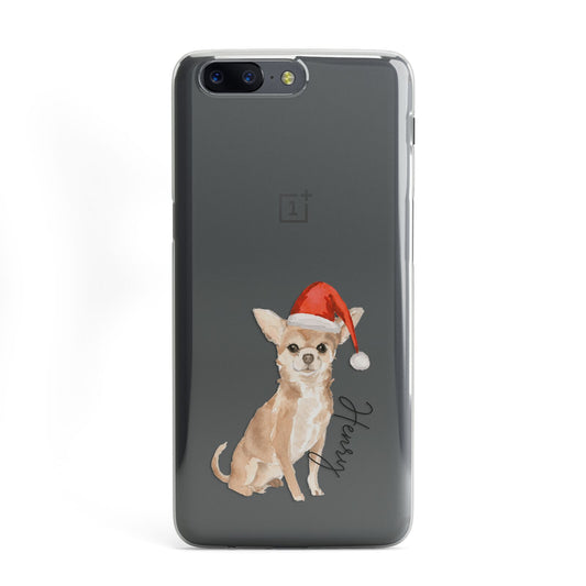 Personalised Christmas Chihuahua OnePlus Case