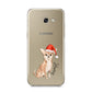 Personalised Christmas Chihuahua Samsung Galaxy A5 2017 Case on gold phone