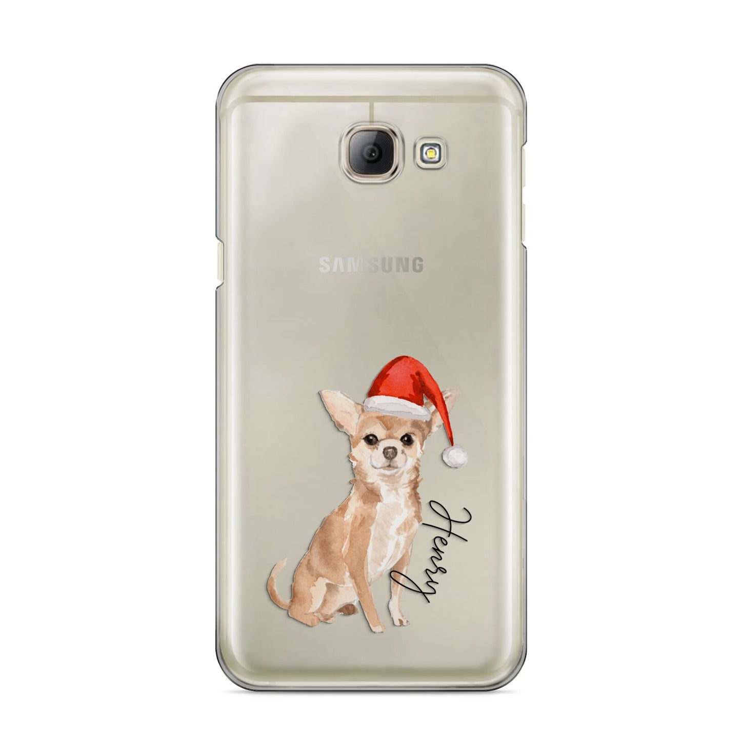 Personalised Christmas Chihuahua Samsung Galaxy A8 2016 Case